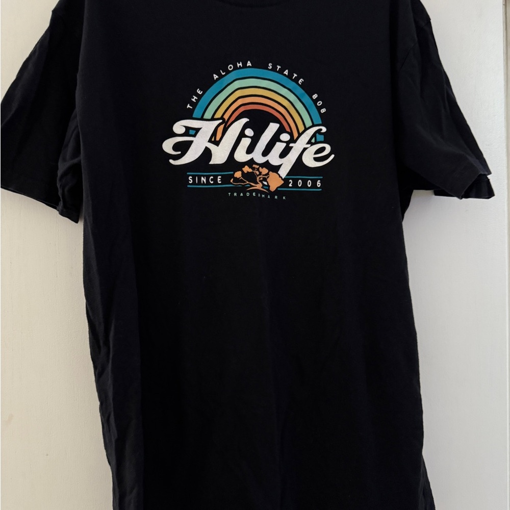 Black HiLife Retro Graphic Short Sleeve Tee